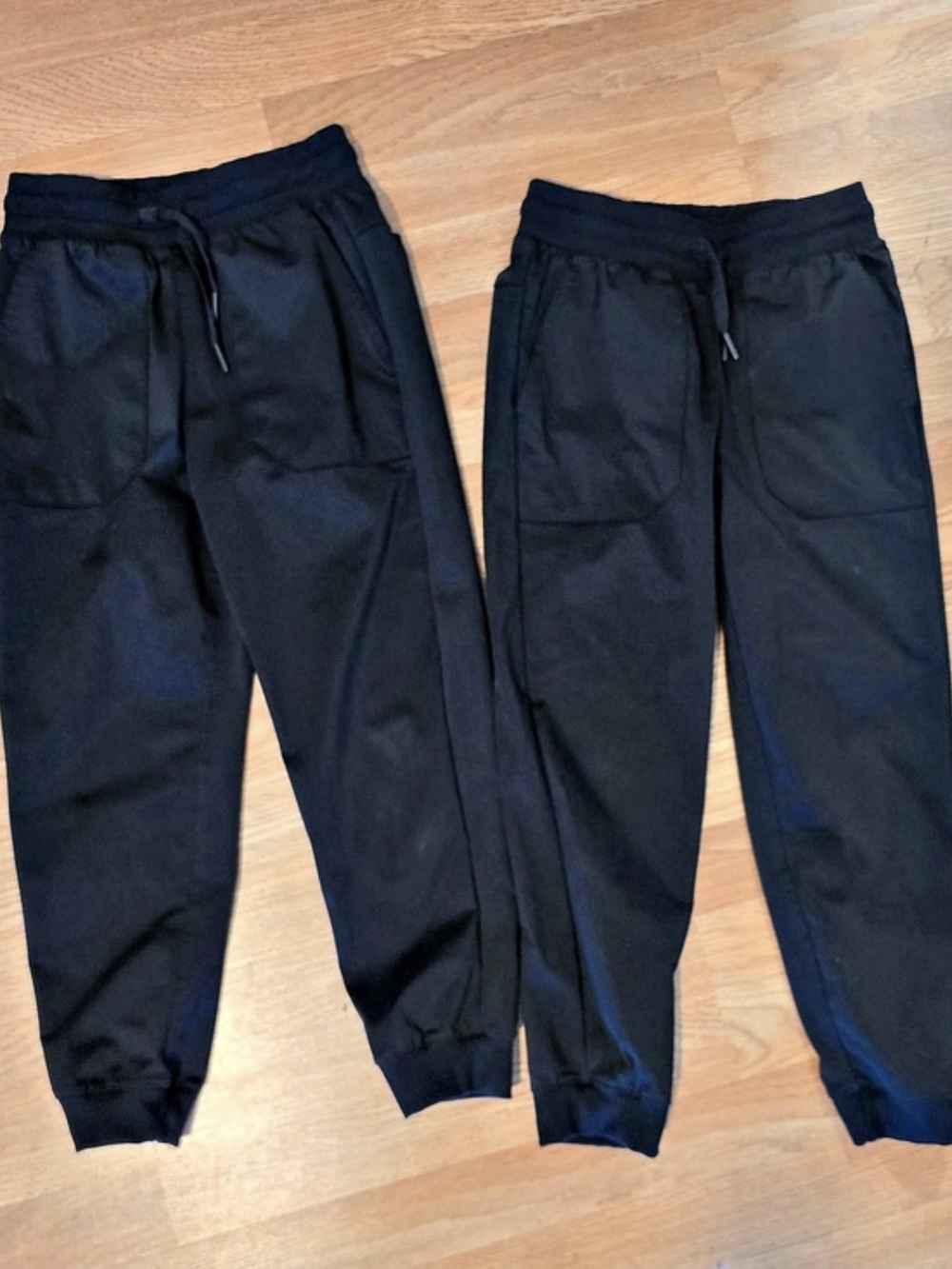 Wonder Nation Boys Medium (8) Black Jogger Pants 2-Pack